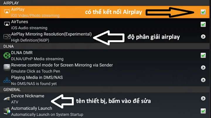 Hướng dẫn kết nối AirPlay từ thiết bị iOS tới Đầu Dune HD | Dune HD Vietnam Hướng dẫn kết nối AirPlay từ thiết bị iOS tới Đầu Dune HD | Dune HD Vietnam