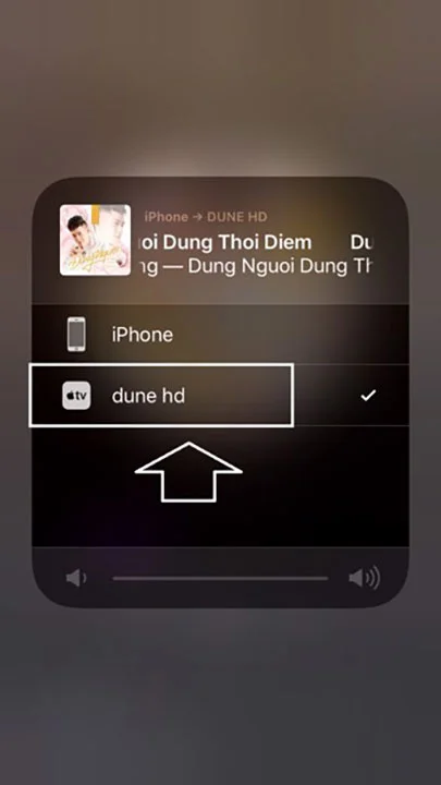 Hướng dẫn kết nối AirPlay từ thiết bị iOS tới Đầu Dune HD | Dune HD Vietnam Hướng dẫn kết nối AirPlay từ thiết bị iOS tới Đầu Dune HD | Dune HD Vietnam